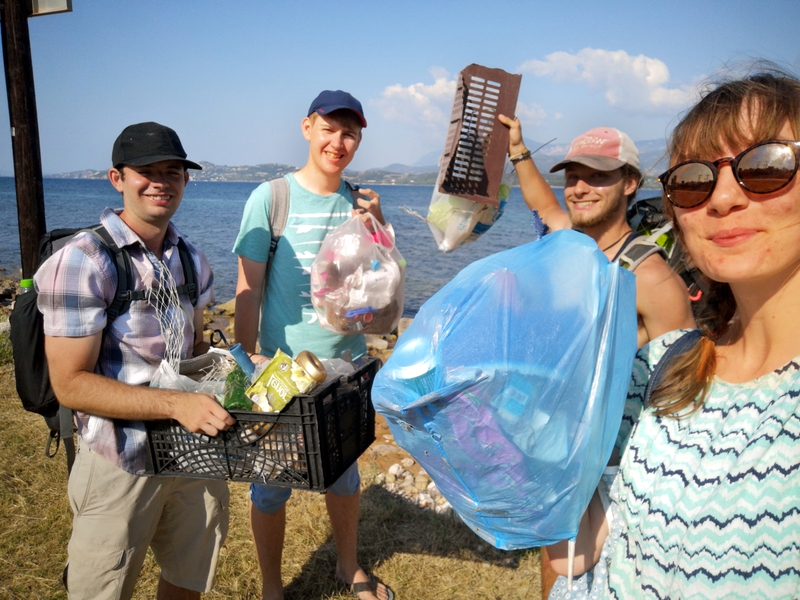 2019-08-10 Argostoli beach clean 2
