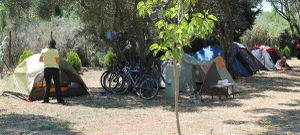 Our base camp in Camping Argostoli