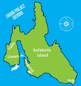 Lixouri project location map Lixouri project location map