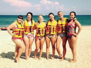 Team Skala on the beach Team Skala on the beach
