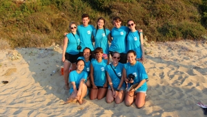 Volunteer team after a nest inventory